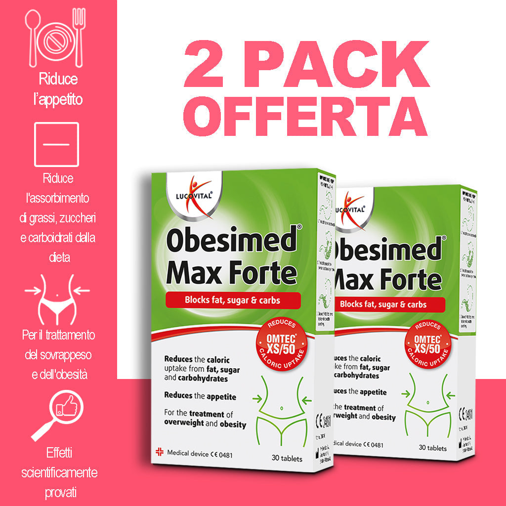Offerte Obesimed Max Forte 2 Pack